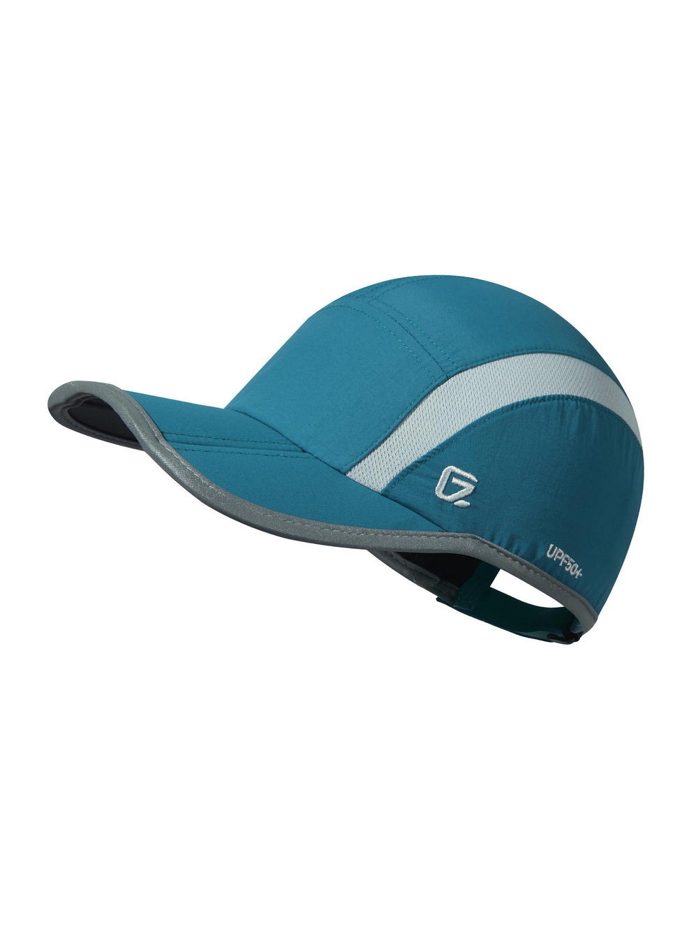 Reflective Folding Outdoor Hat Unstructured | Peacock Blue | Size 6 7/8-7 1/2